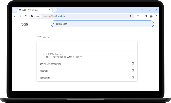 自动更新 体验最新版Chrome 浏览器